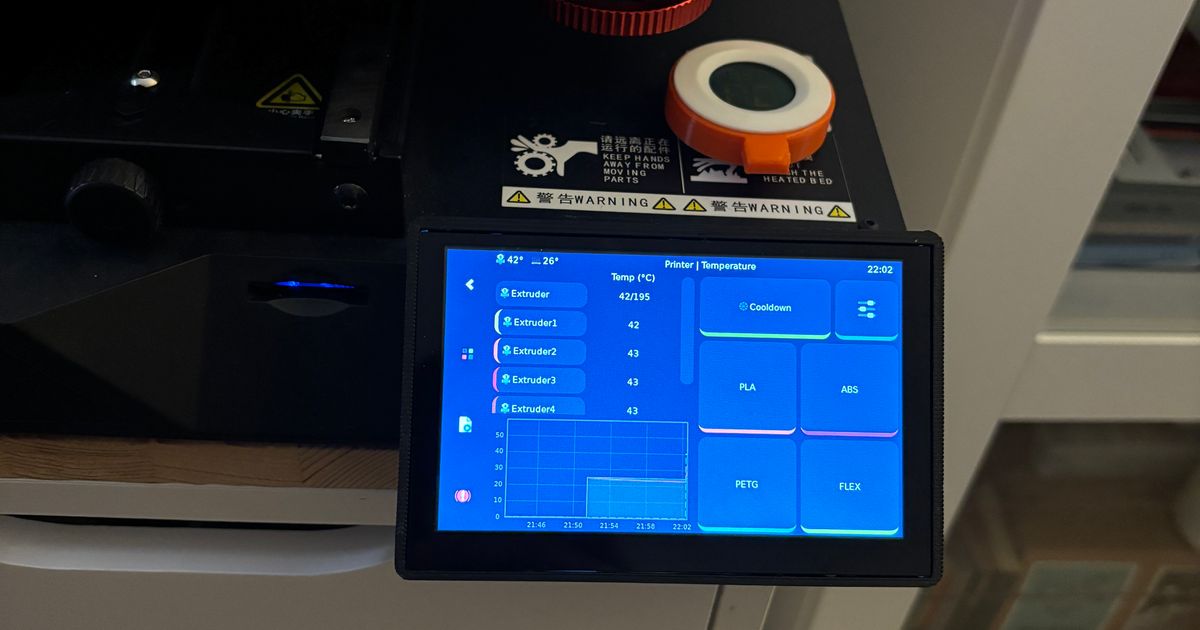 Cr 10 smart 5 inch waveshare dsi screen housing by sava isever
