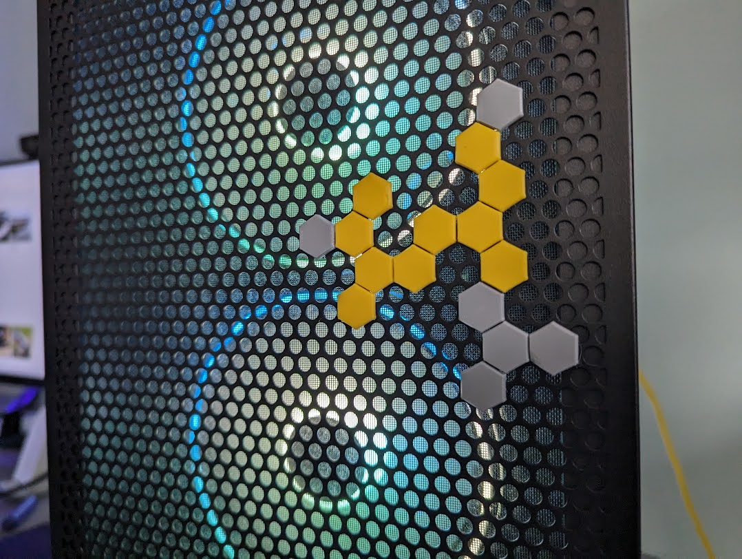 NZXT H5 Flow Hexagonal Decorations