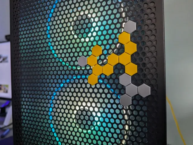 NZXT H5 Flow Hexagonal Decorations
