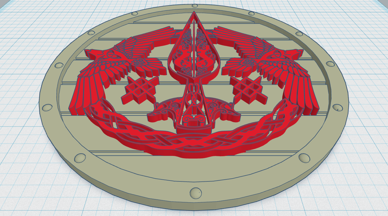 Viking Shield Coaster 10