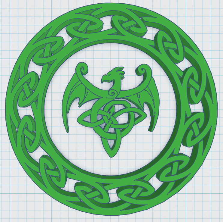 Miniatura 2 do modelo 3D Viking Shield Coaster 14