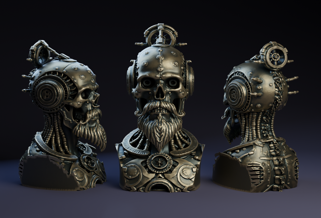 Cursed Brazen Head From the Cave of Salamanca