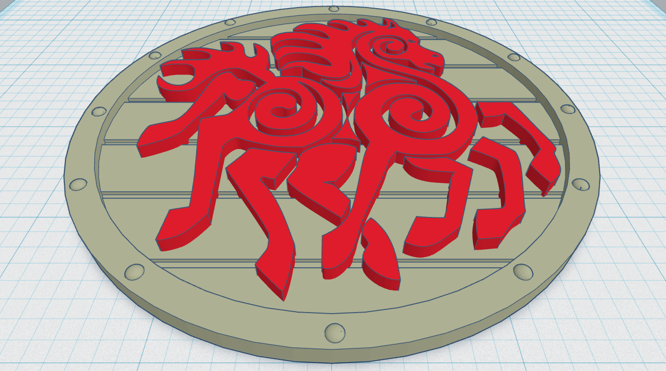 Viking Shield Coaster 24
