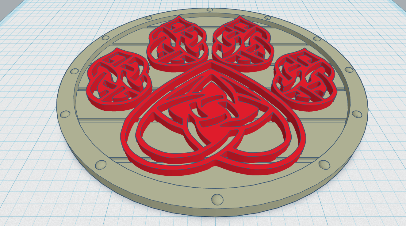 Viking Shield Coaster 25