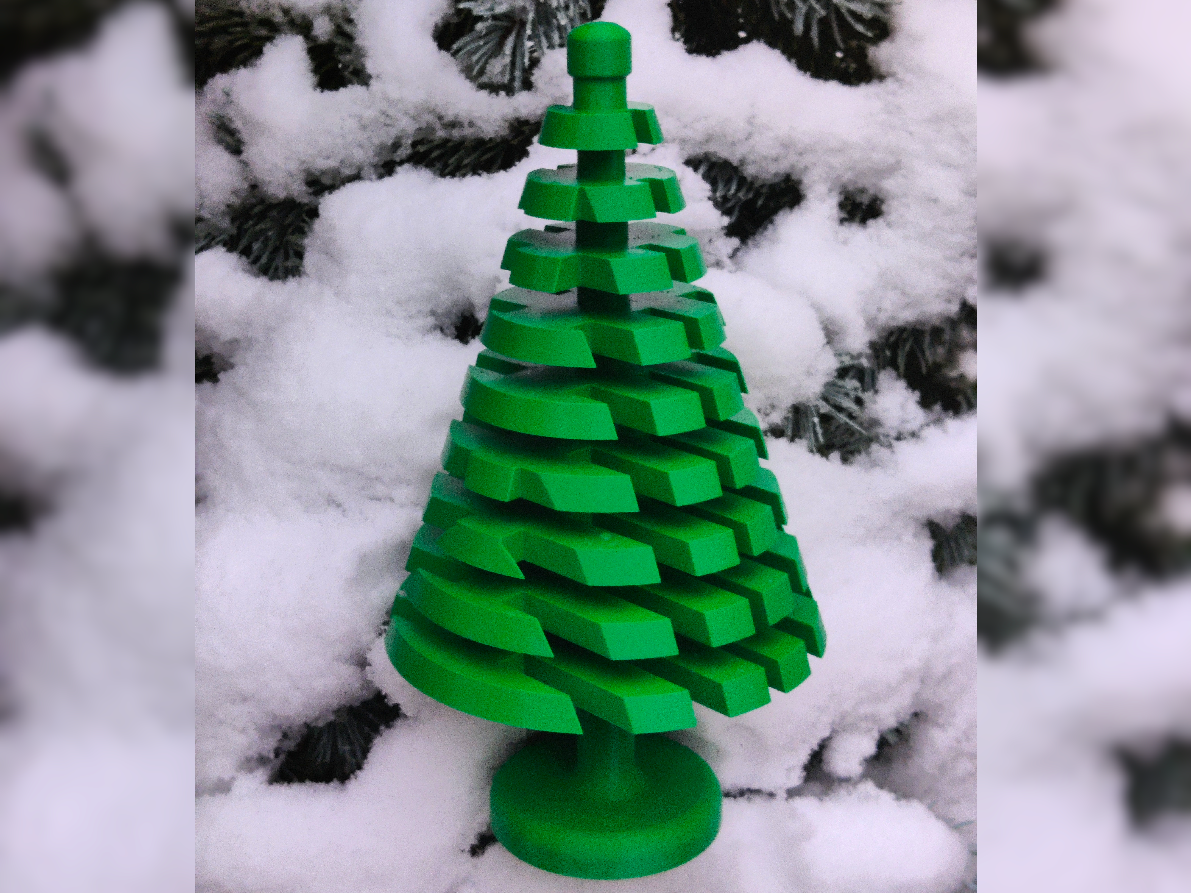 Buildable Christmas Pine Tree - fits on all Prusa