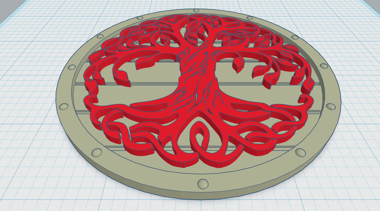 Viking Shield Coaster 36
