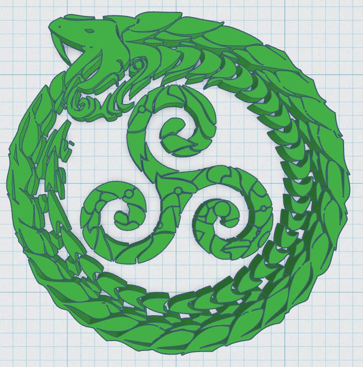 Miniatura 2 do modelo 3D Viking Shield Coaster 39
