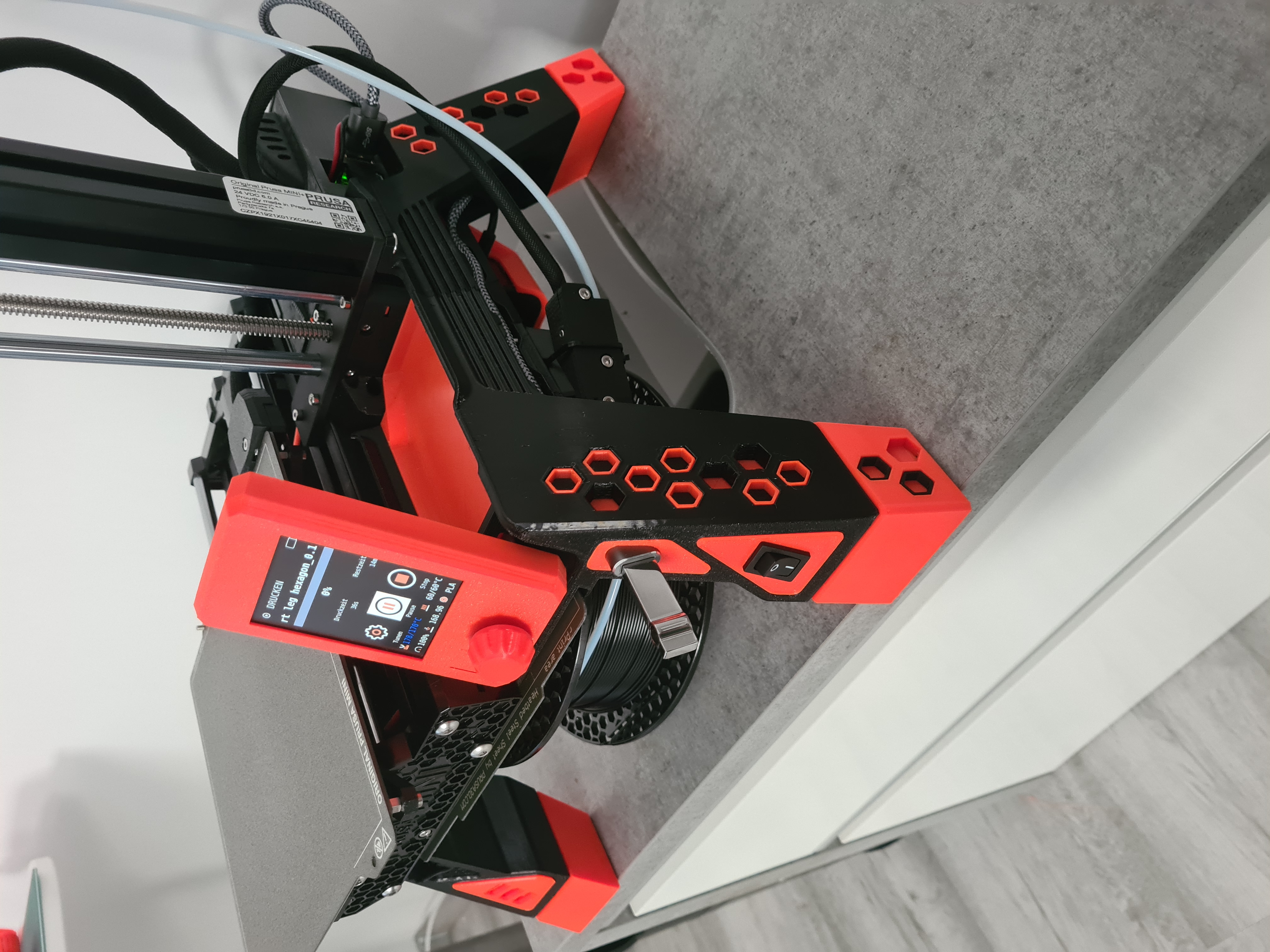 Miniatura 2 do modelo 3D Prusa MINI base usb-insert