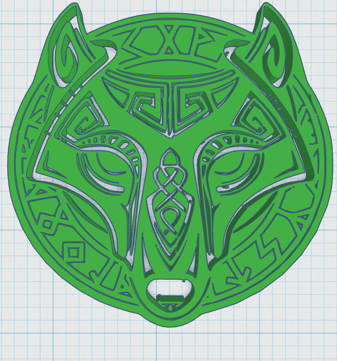 Miniatura 2 do modelo 3D Viking Shield Coaster 42