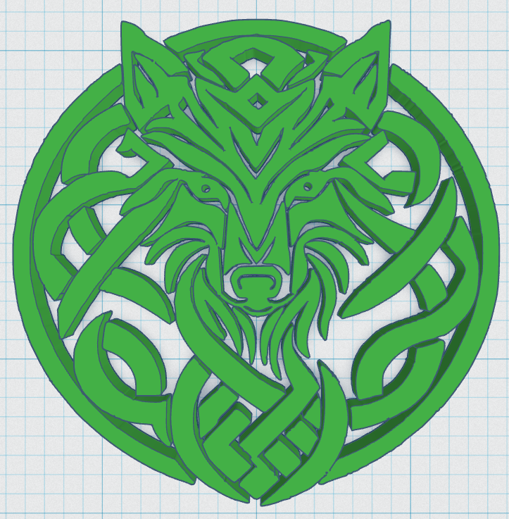 Miniatura 2 do modelo 3D Viking Shield Coaster 43