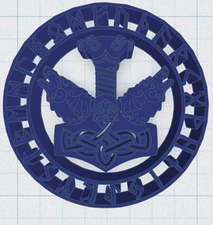 Miniatura 2 do modelo 3D Viking Shield Coaster 49