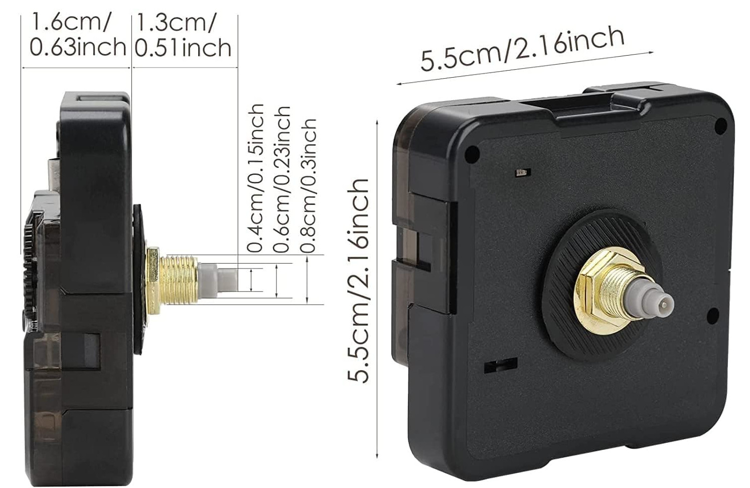 Square Clock with 