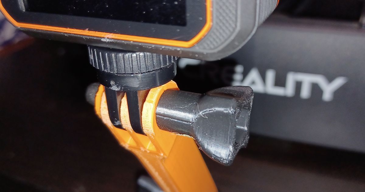 GoPro Mount - Short Knob by Jim | Download free STL model | Printables.com