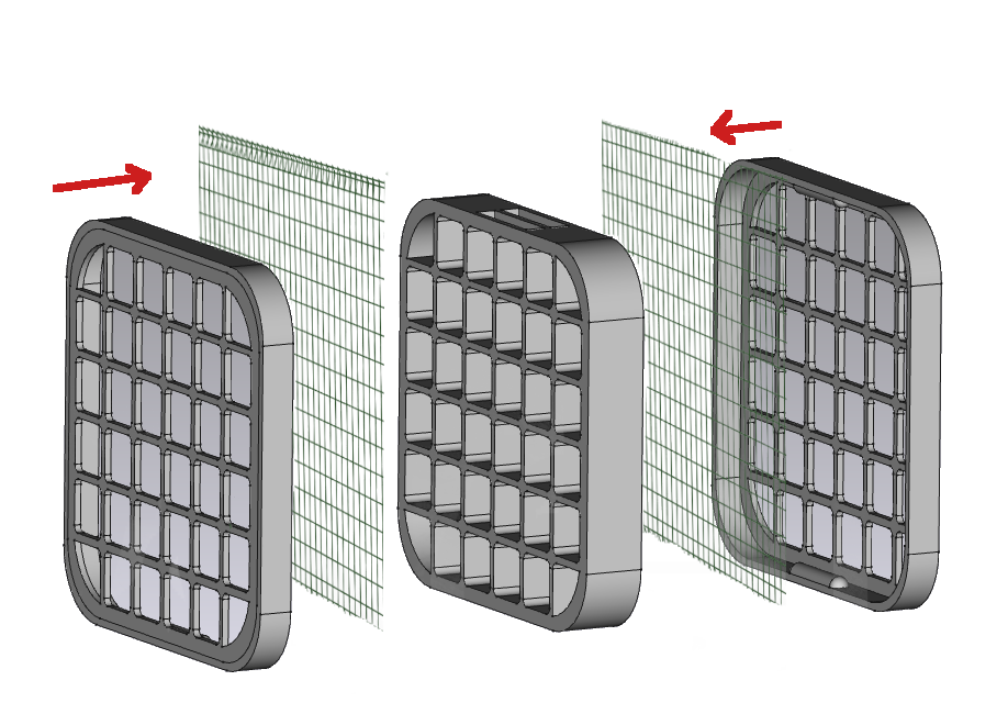 creality k1 activated carbon filter by hoskeowl Download free STL