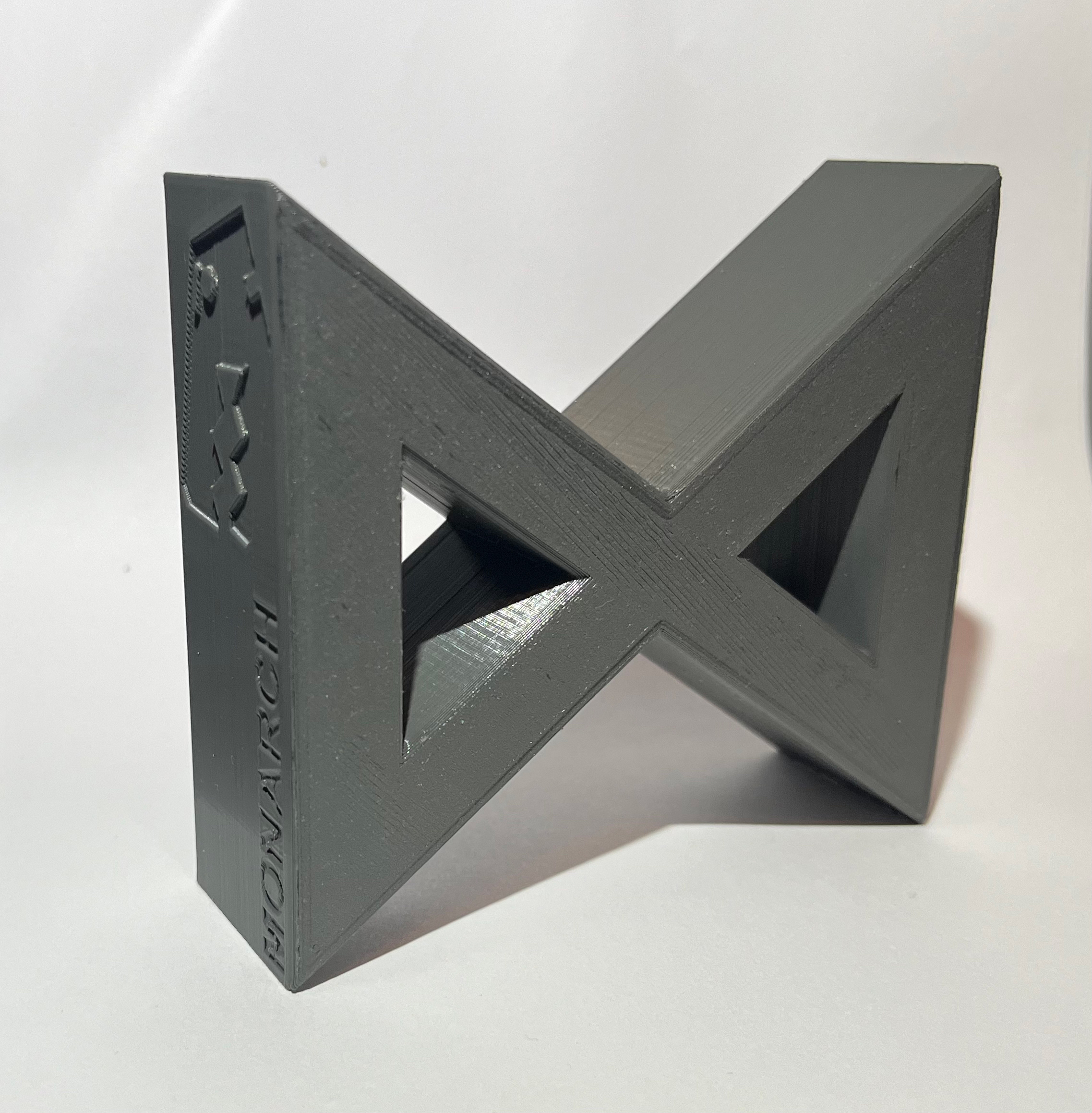 Monarch Symbol ( Apple TV ) Godzilla - Fan Art - With Flexi Rex Inspired Embossed Logo