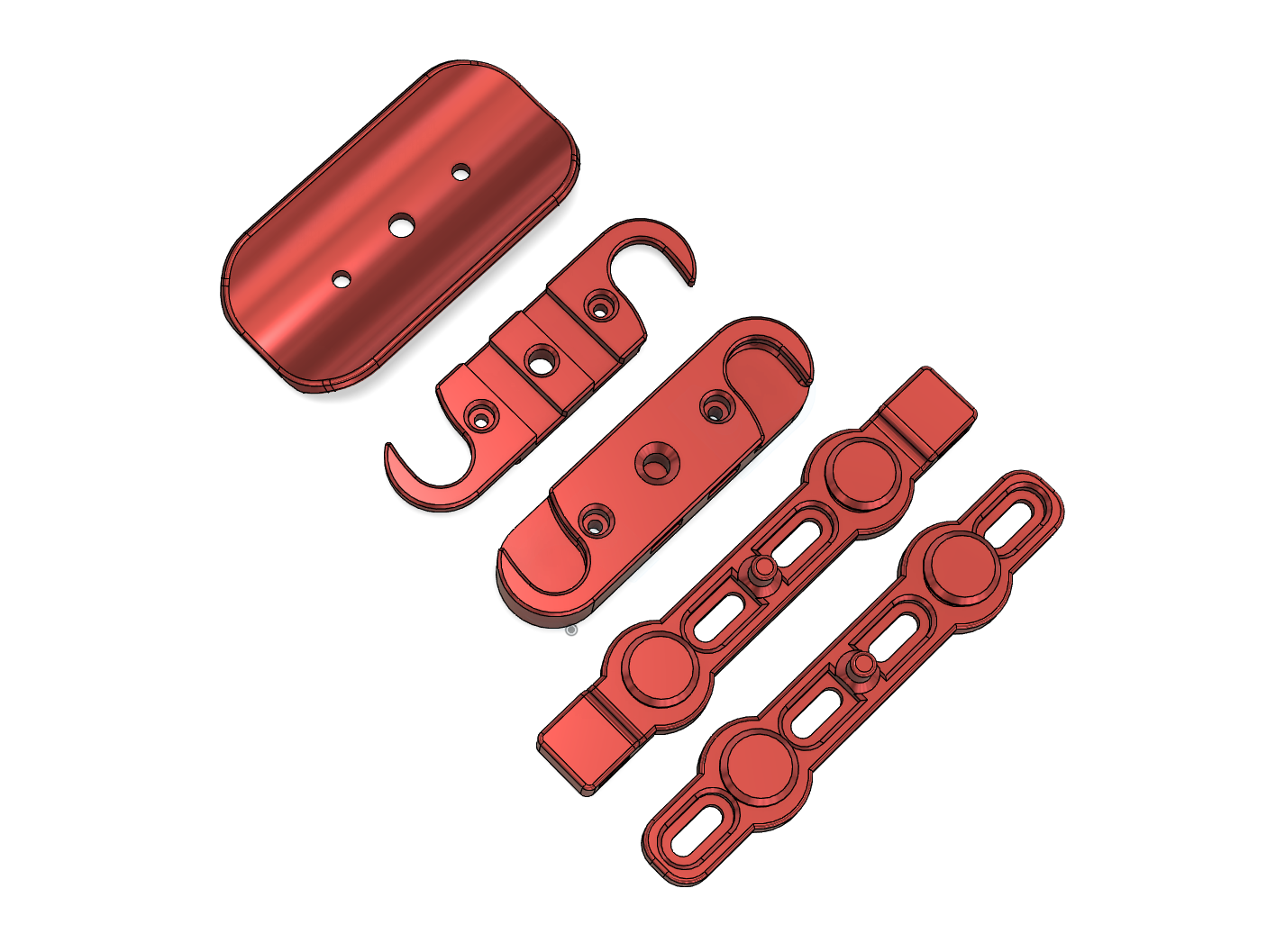 Universal bottle/bidon holder with fidlock twist mechanism