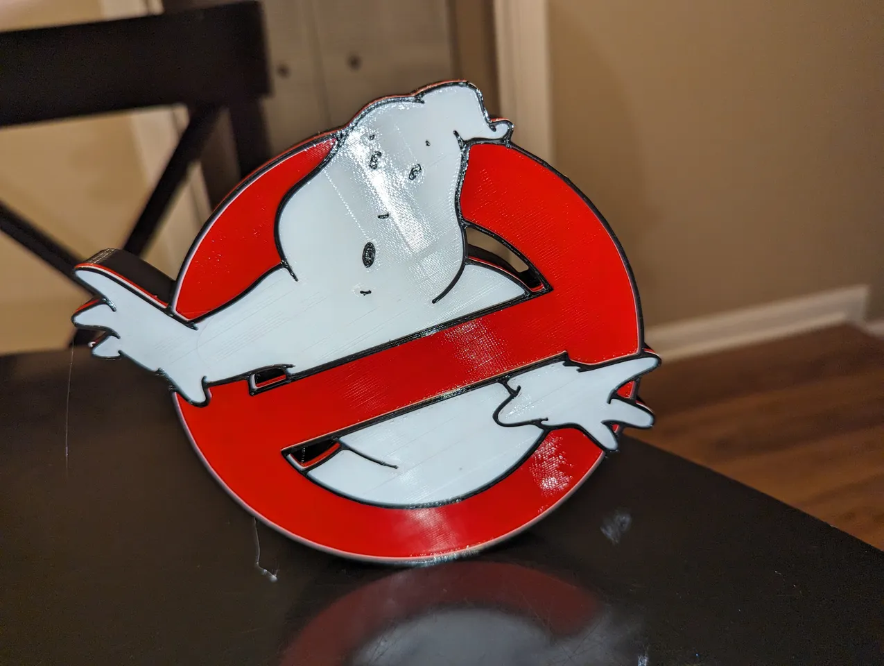 Ghostbusters Logo Coaster 3D Printing Model - Threeding