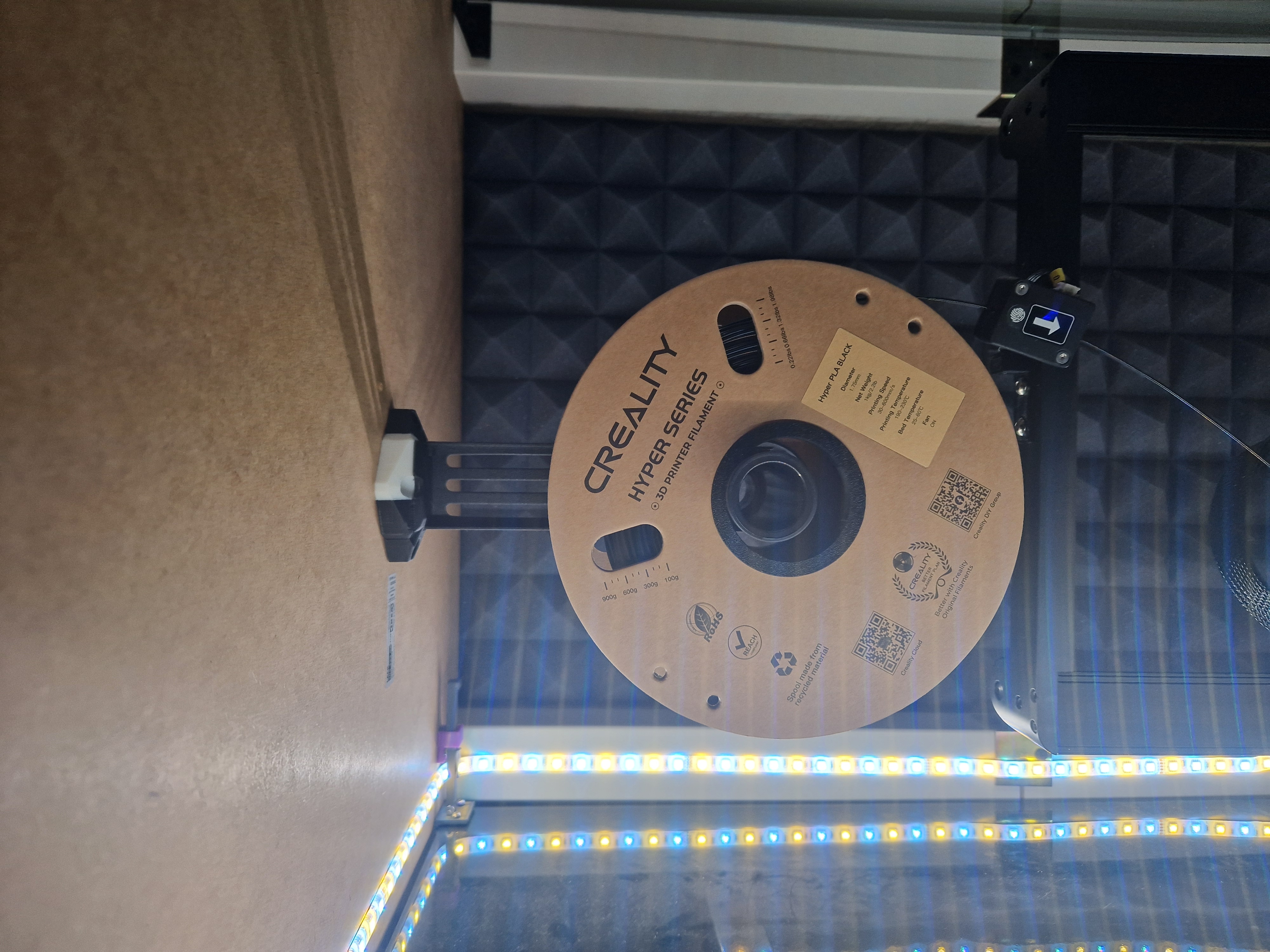 Ender 3 v3 KE spool holder upside down (+ spool roller)