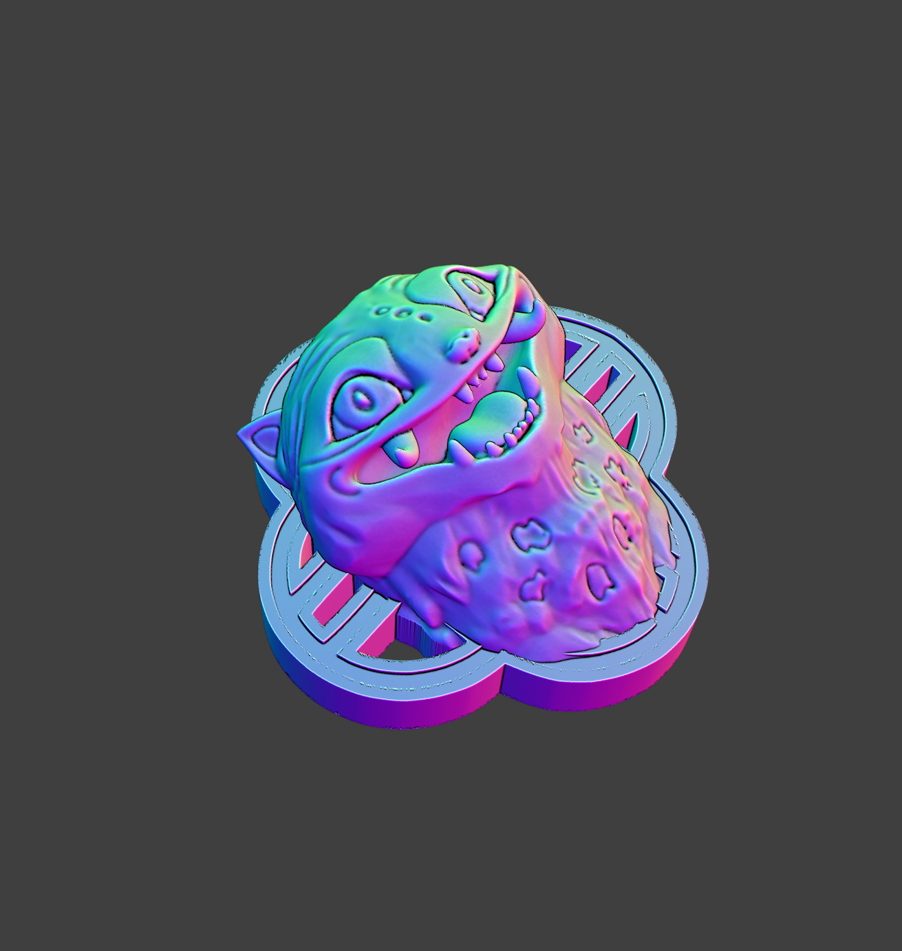 derpy magnet wallart or keychain kpop demon hunters fanart