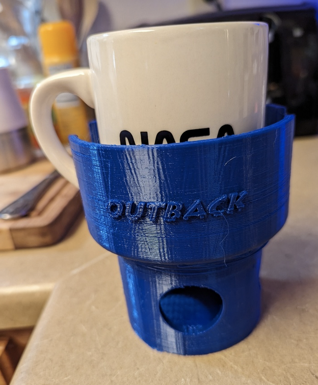 Miniatura 2 do modelo 3D Outback Large Cup Holder