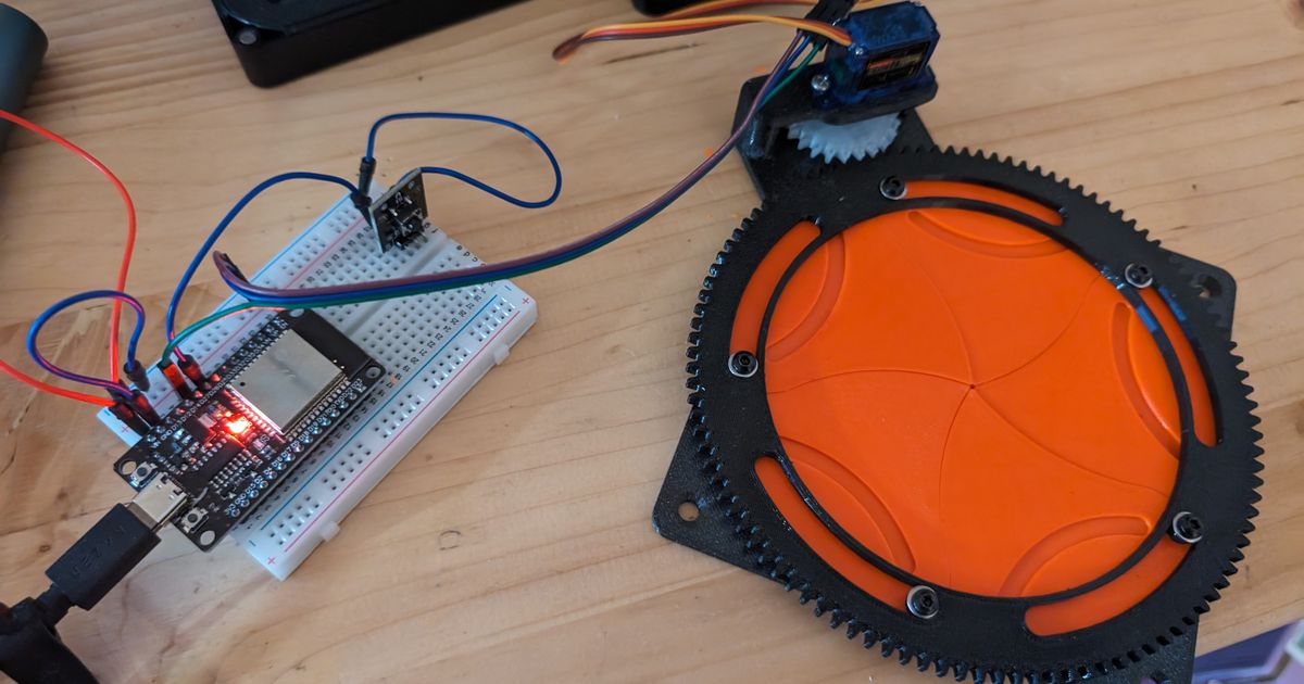 Servo automated iris sg90 mod for esphome / Home Assistant by Tobias Stanzel Download free