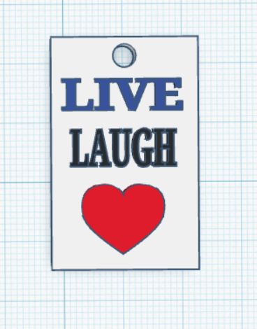 (Live Laugh Love) key chain