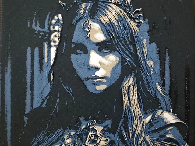 Dark Princess (Hueforge Filament Painting)