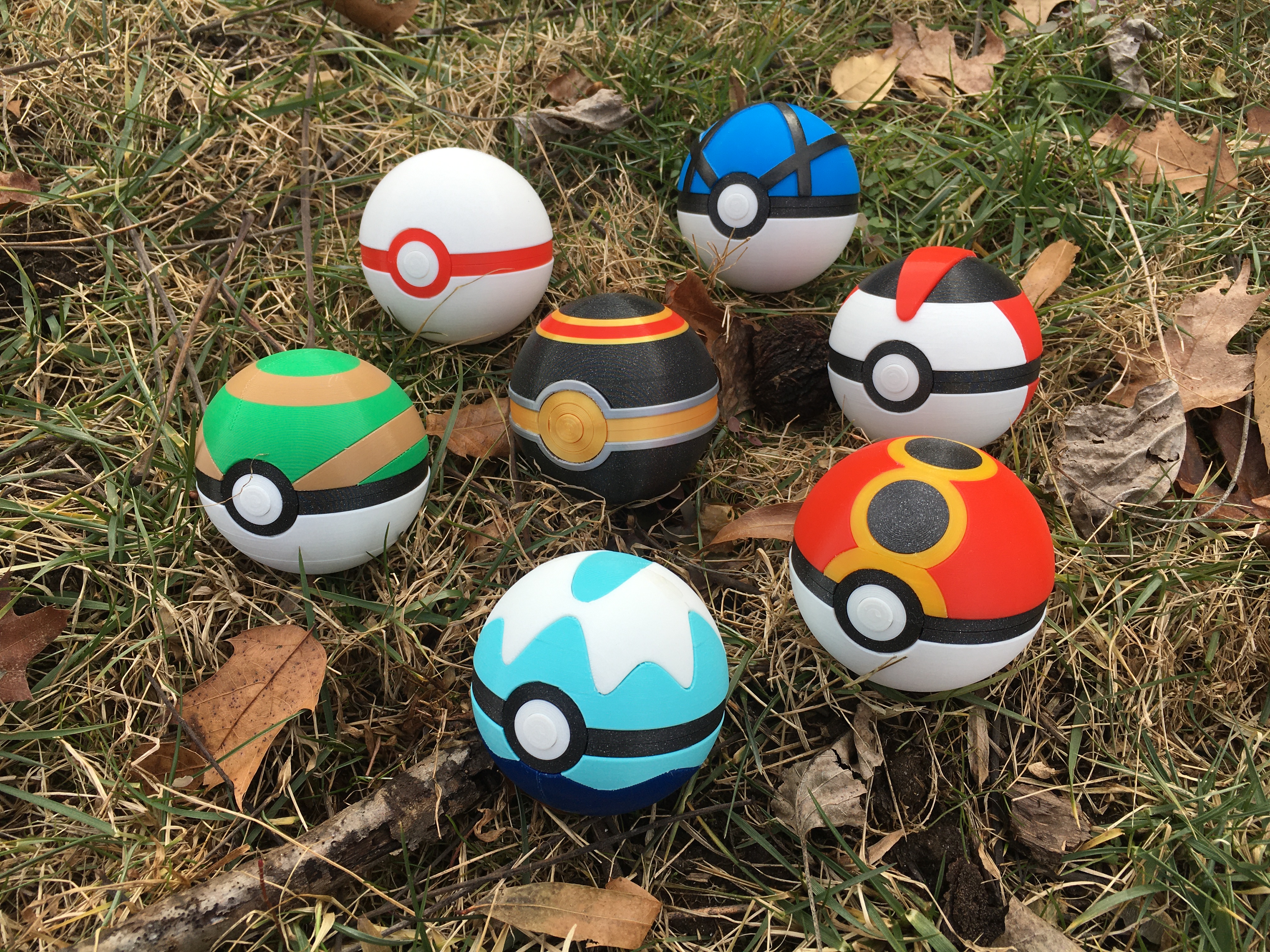 Miniatura 5 do modelo 3D Pokeball