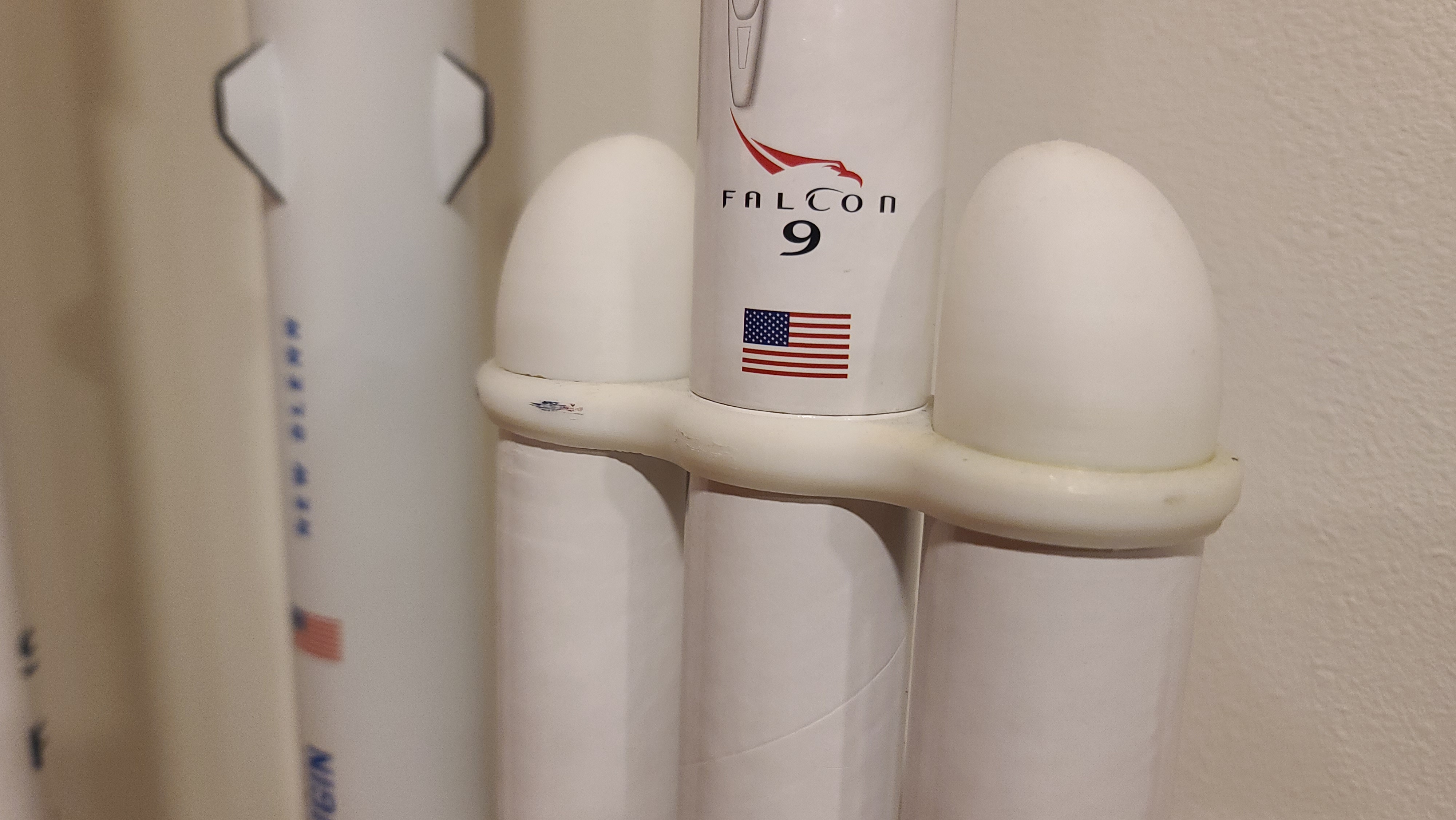 Falcon 9 to Falcon Heavy Estes Rocket Conversion Kit
