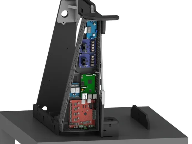 Anet A8 Electronics Enclosure (Octopi, Relay, Mosfets, and Power Converter Module)