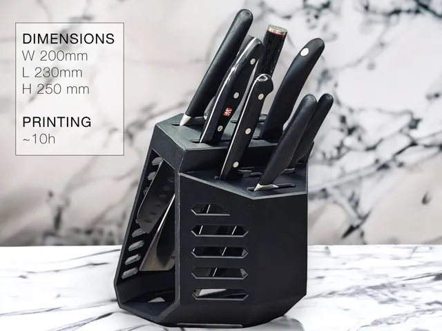 OBSIDIAN | Knife Rack by Charles Regaud | Download free STL model ...