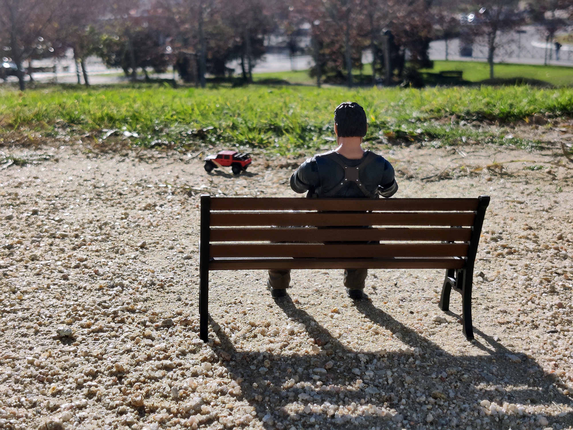 Miniatura 2 do modelo 3D 1/10 Scale Park Bench