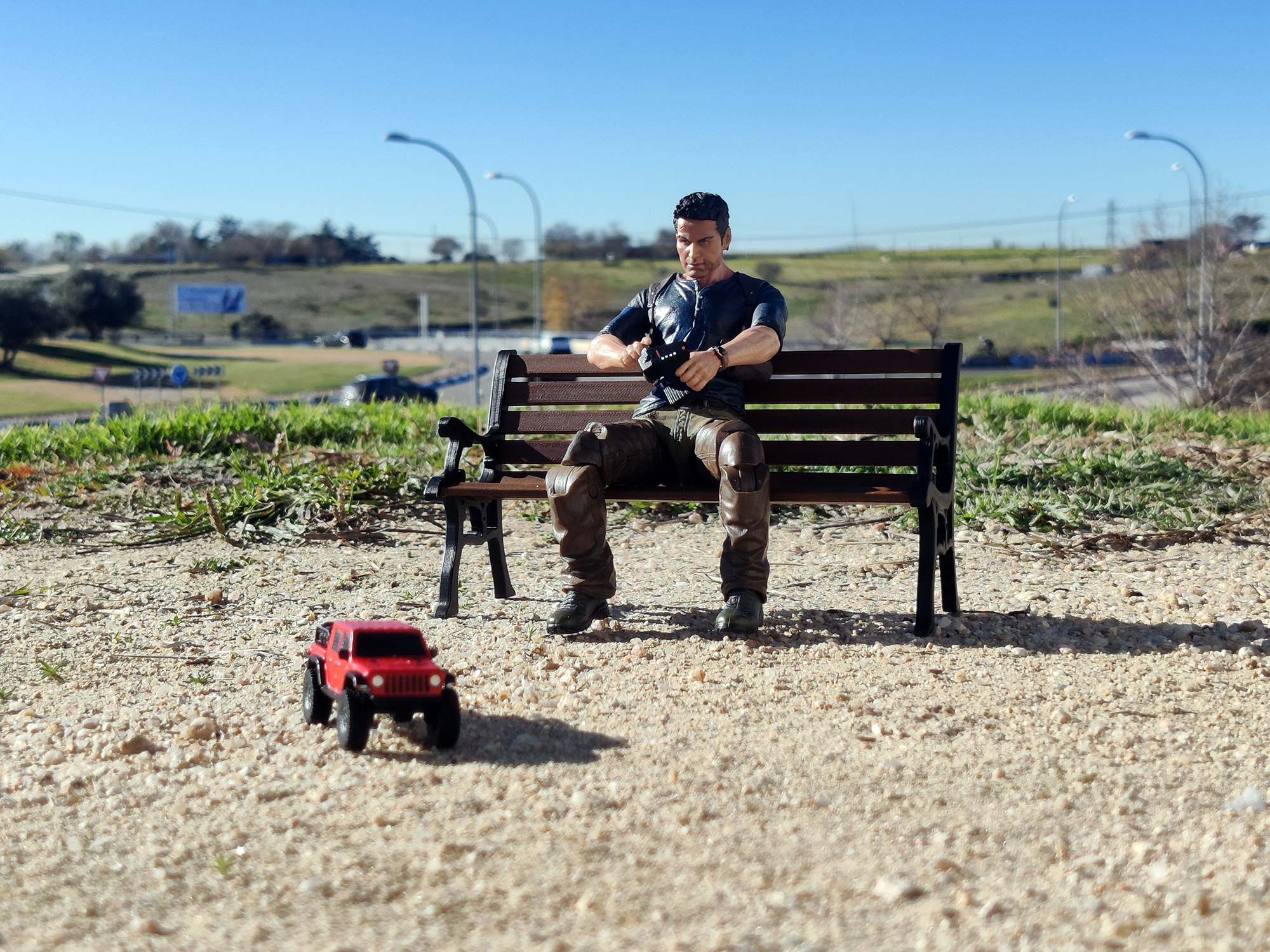 Miniatura 6 do modelo 3D 1/10 Scale Park Bench