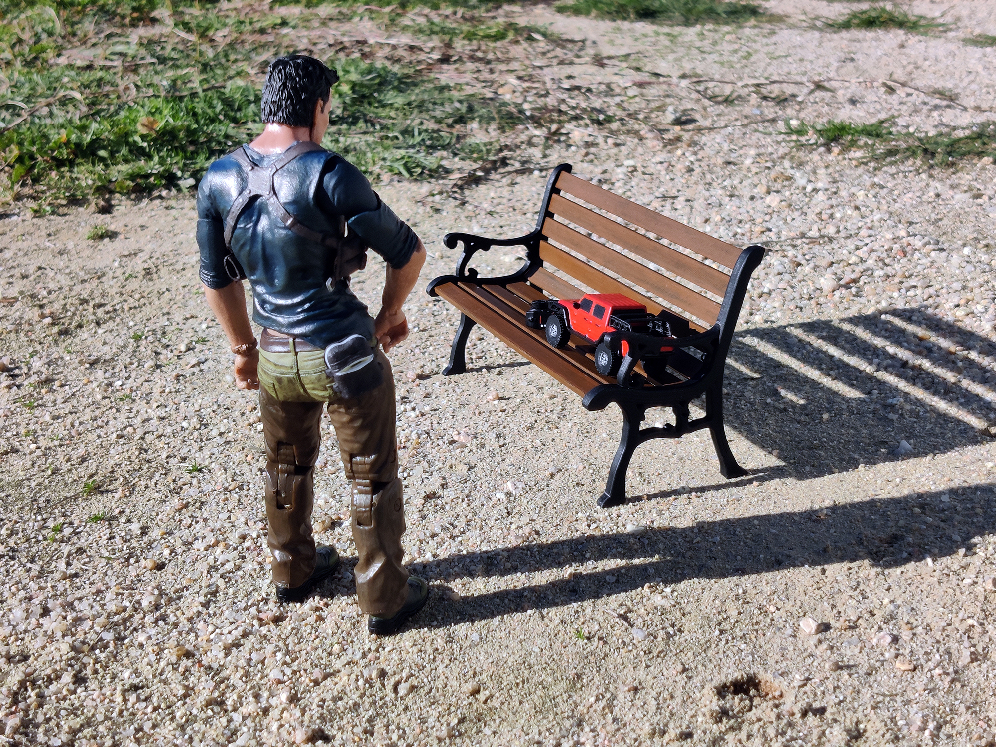 Miniatura 7 do modelo 3D 1/10 Scale Park Bench