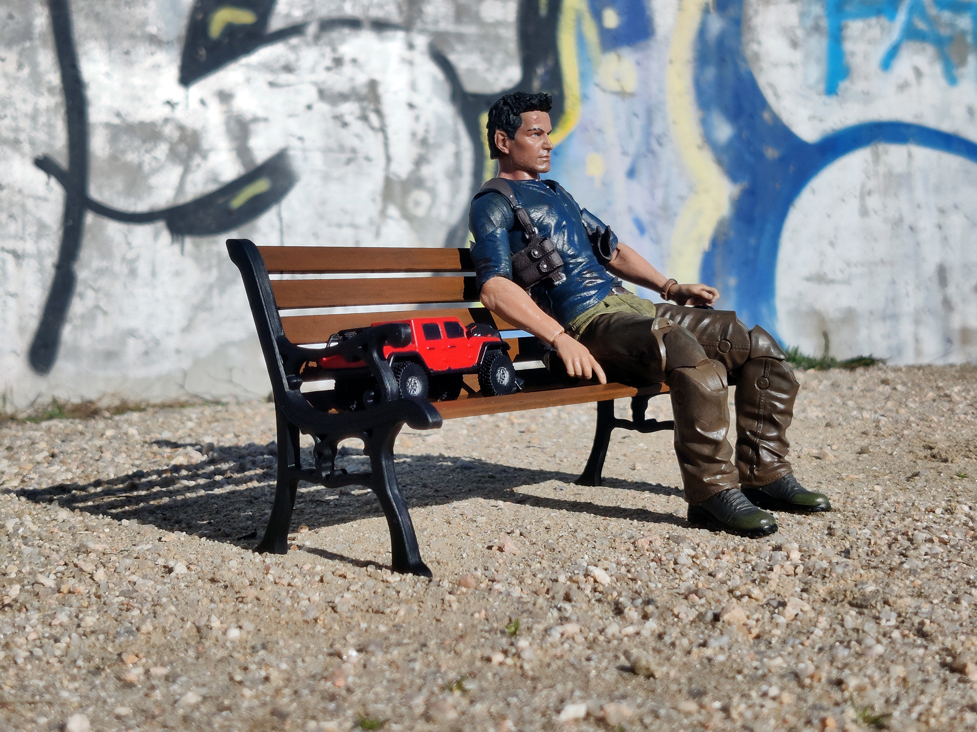 Miniatura 8 do modelo 3D 1/10 Scale Park Bench