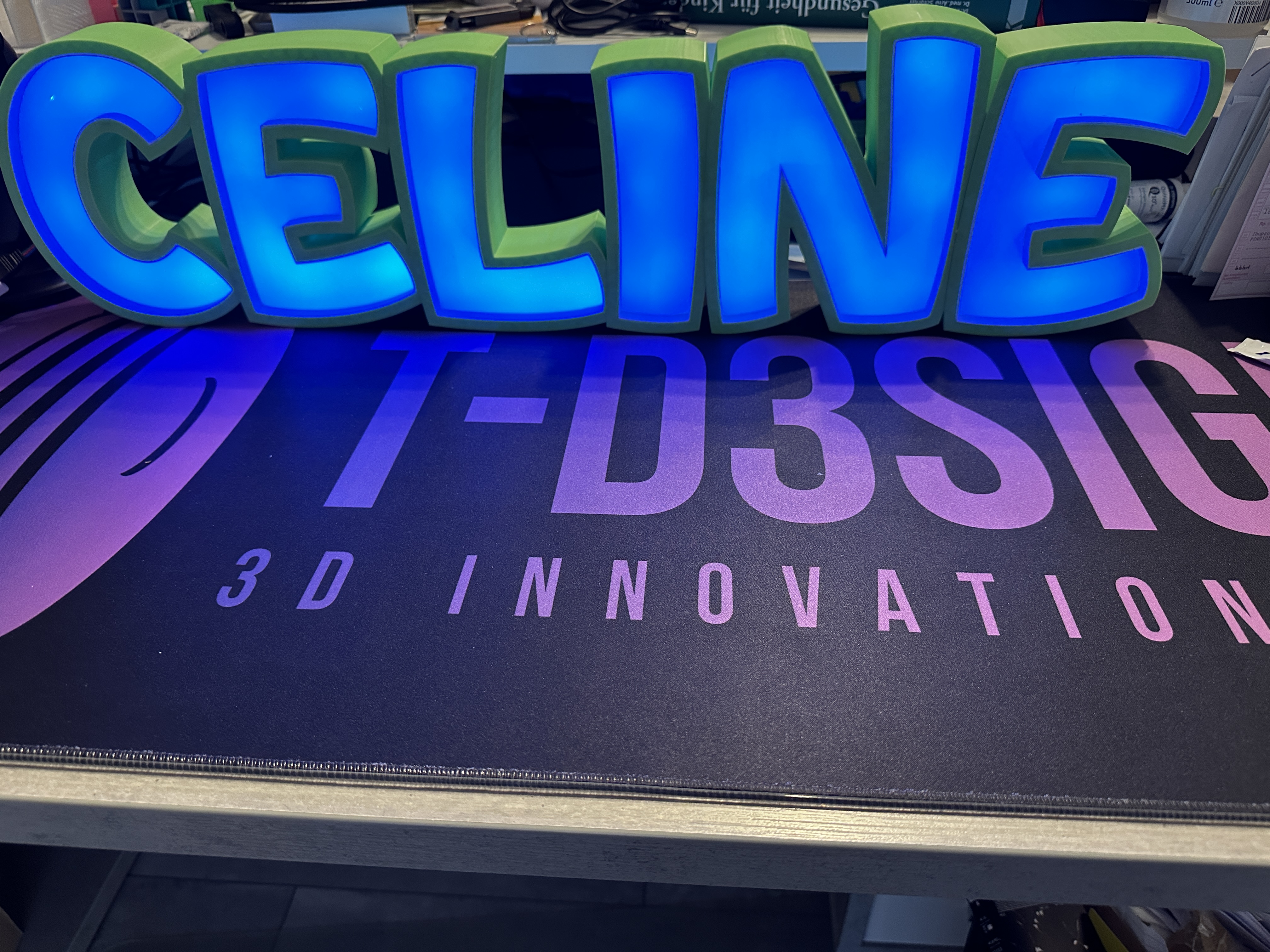 CELINE LED- Namenslampe (Name lamp)