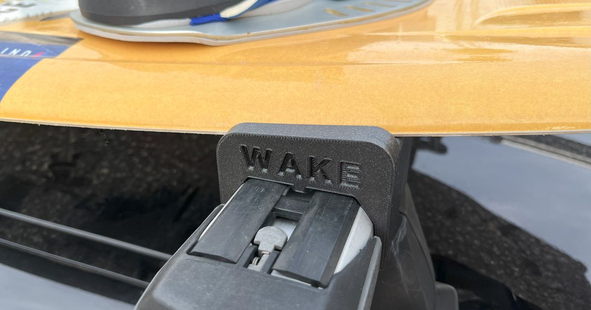 WakeBoard Roof Rack Mounts by TheBoatbuilder Download free STL model