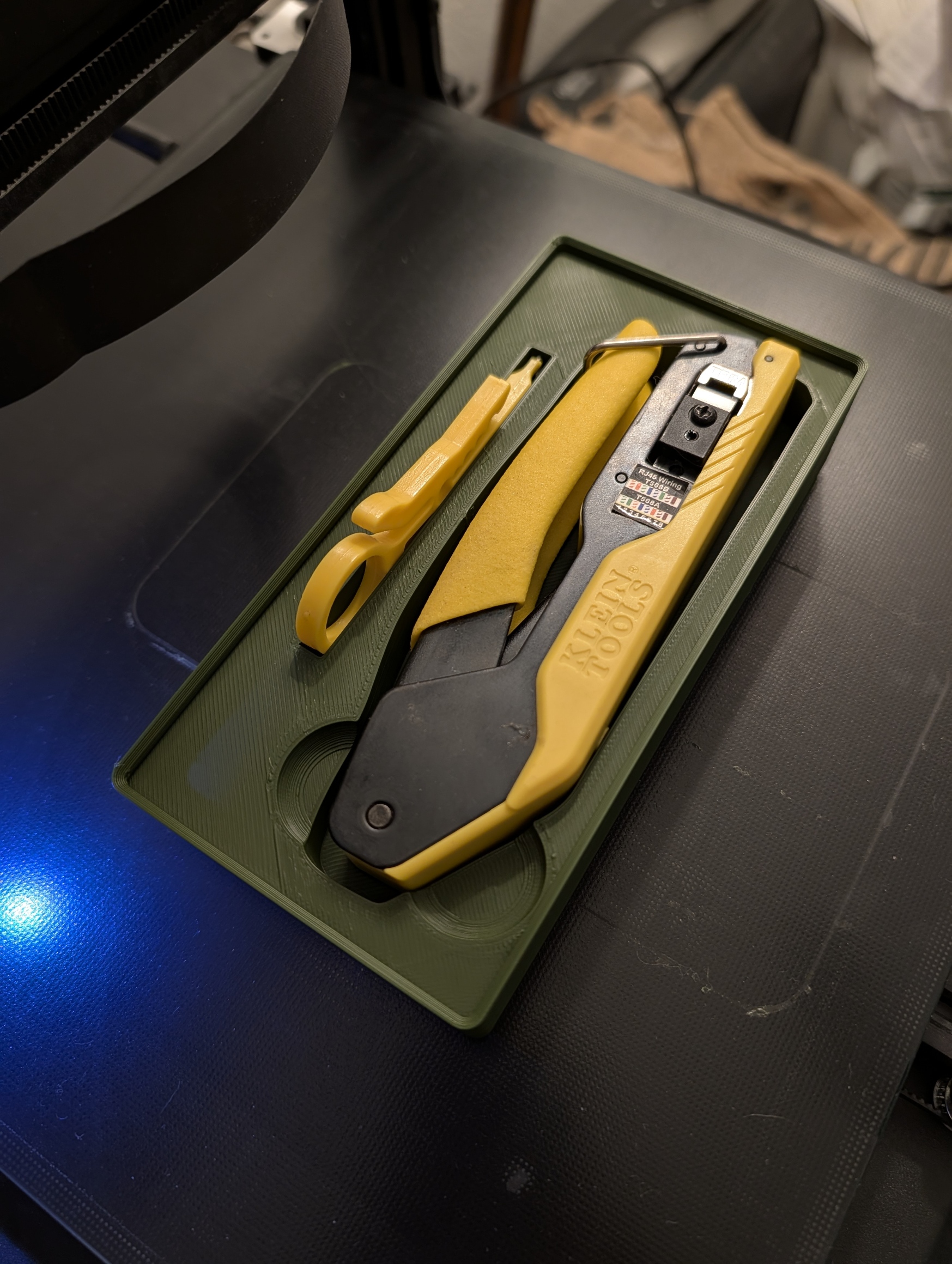 Klein Pass Thru RJ 45 Cable Crimper Gridfinity