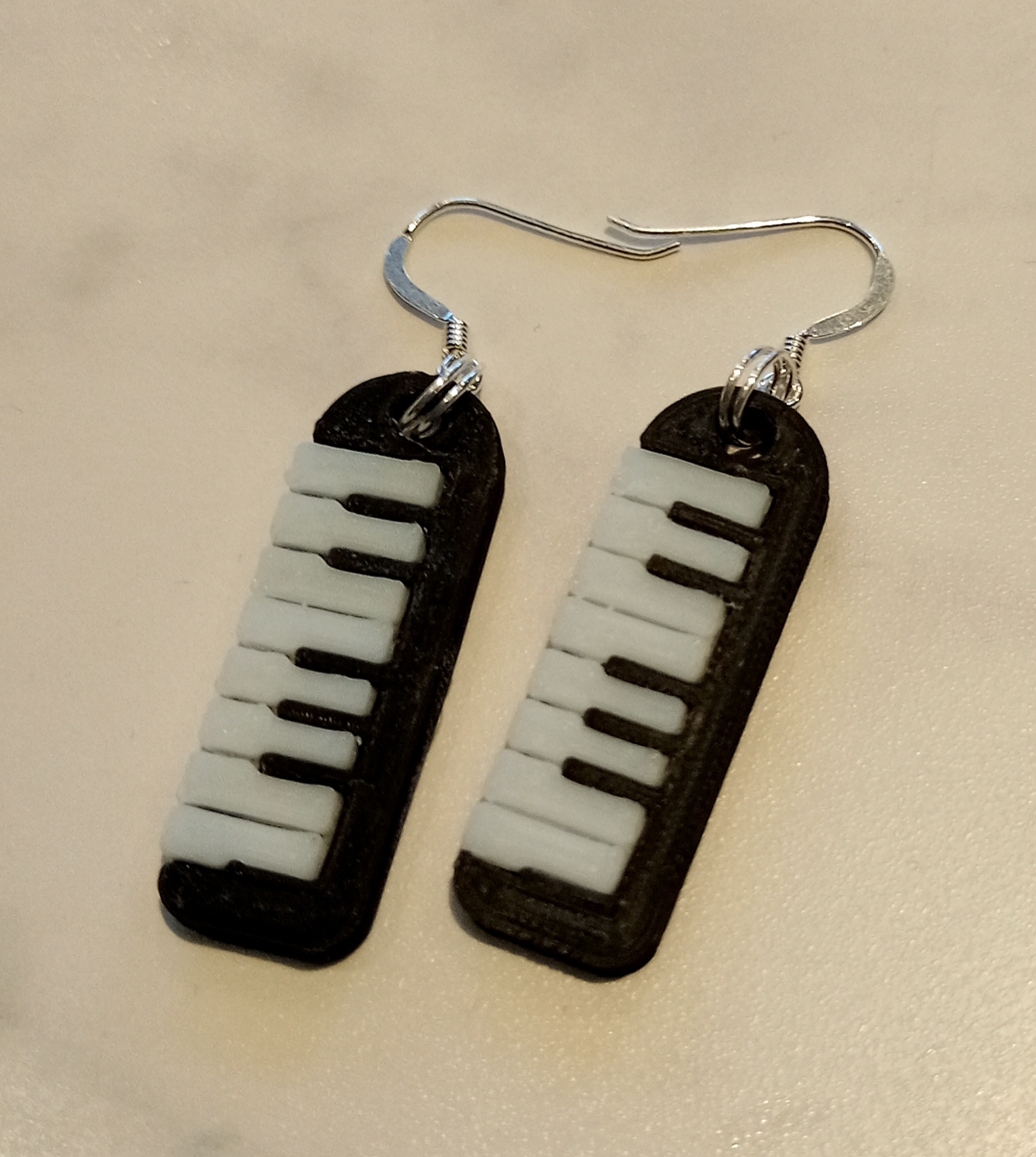 Piano Earrings