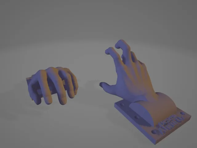 Hands for holding things, ropes/curtains