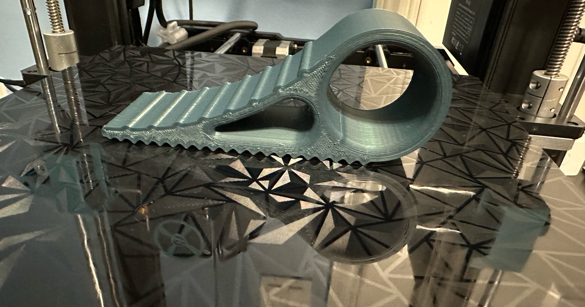 Ribbed Door Stop by eXsoR | Download free STL model | Printables.com