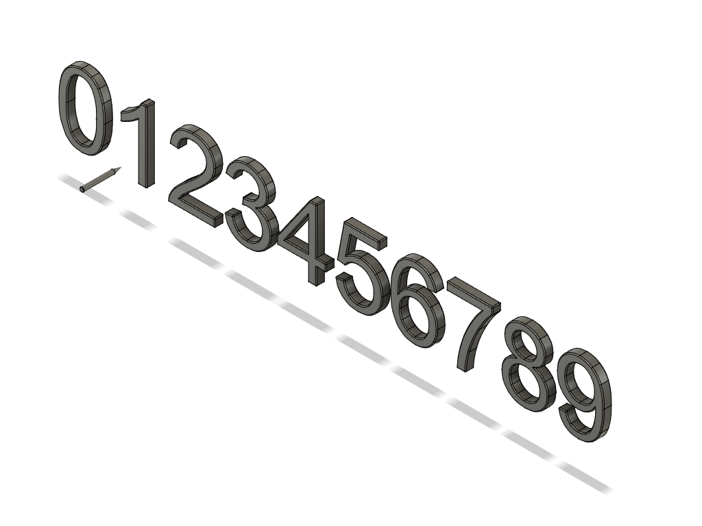 Čísla na dort (Number for Cake)