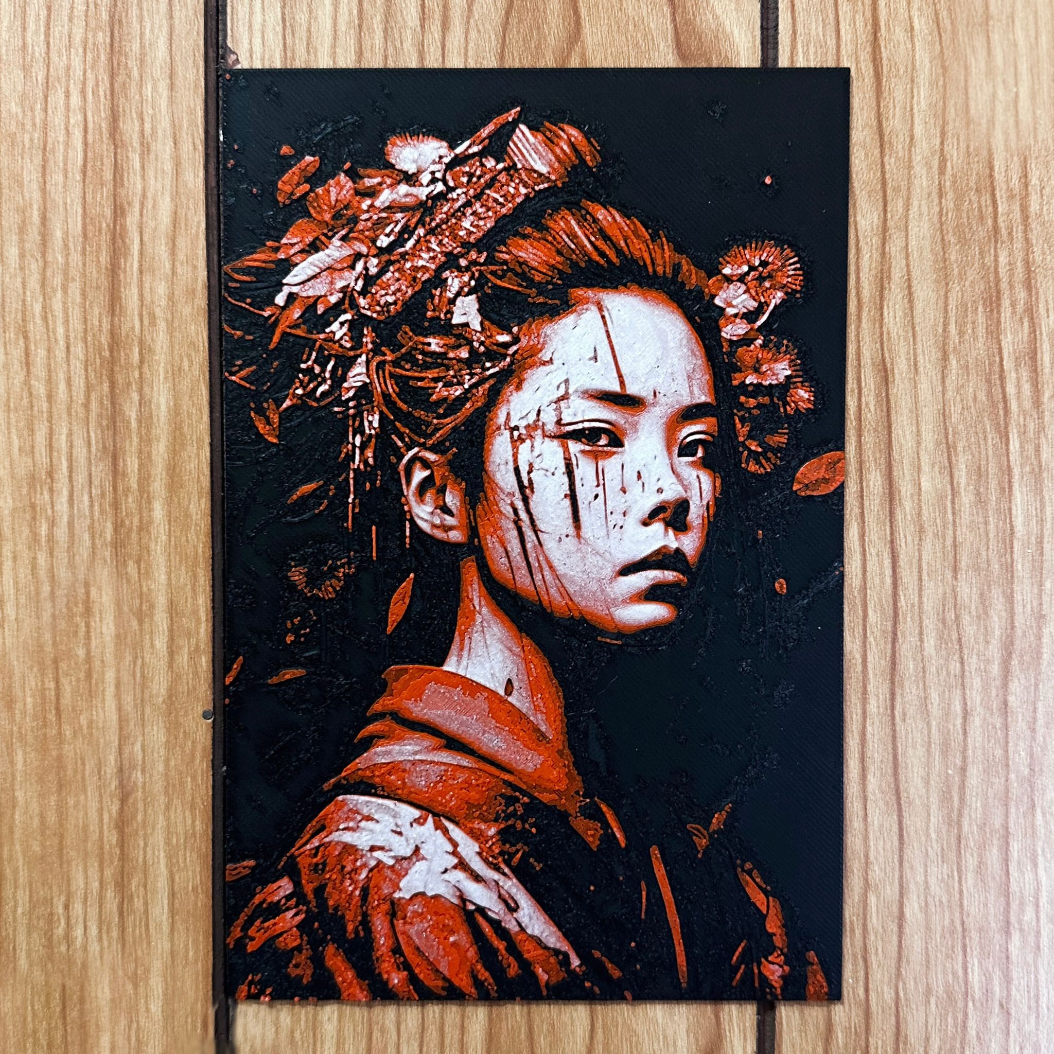 Geisha_ 4 Color Filament Painting