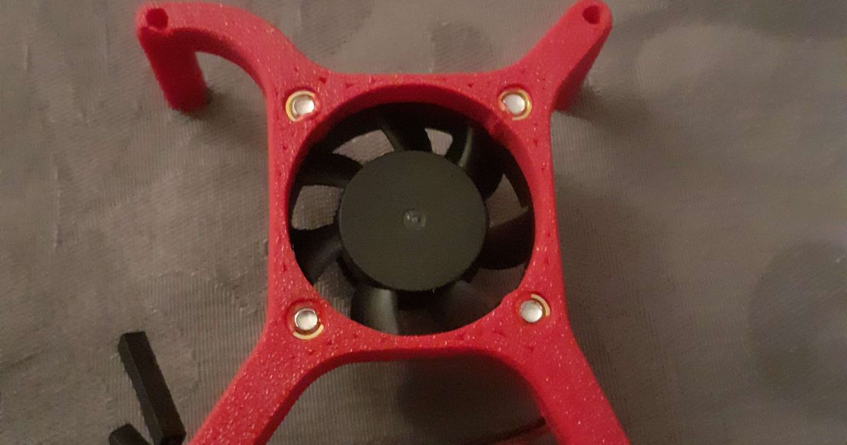 ENDERWIRE RASPBERRY PI 3B+ 30X30 FAN HOLDER FIZZY TECH MOD by