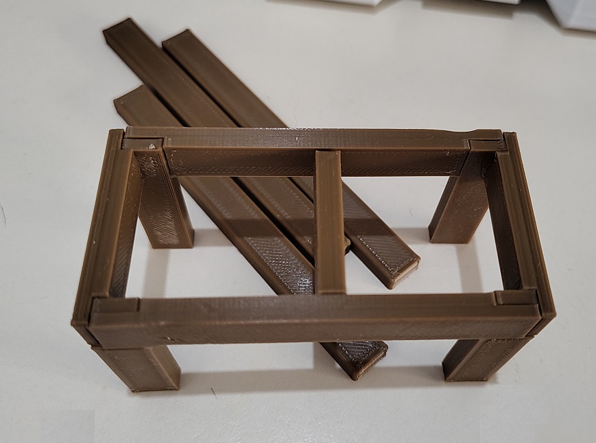 Miniatura 3 do modelo 3D Garden Bench - Scale 1:10