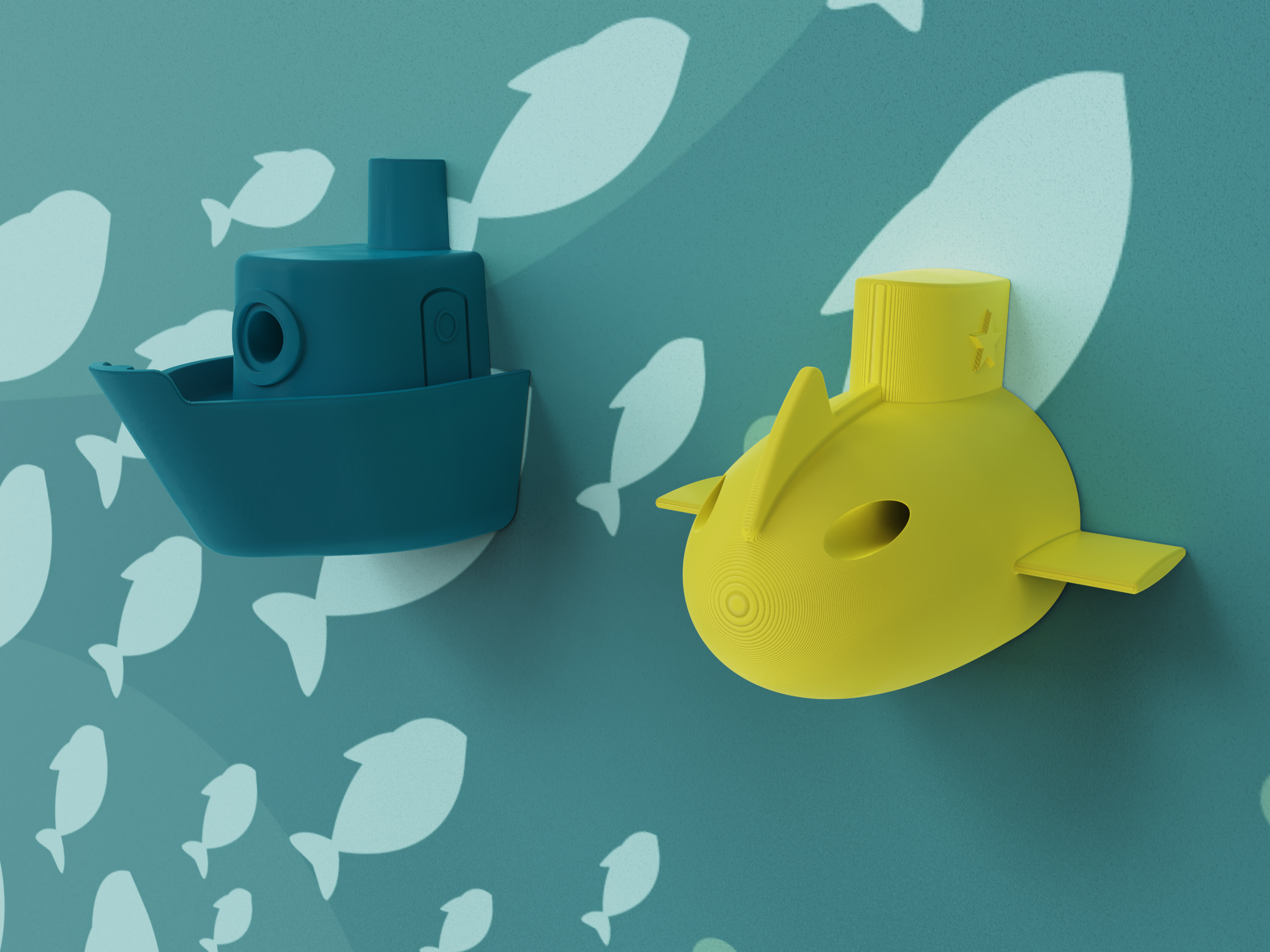 Coat Hooks - Boat and Submarine