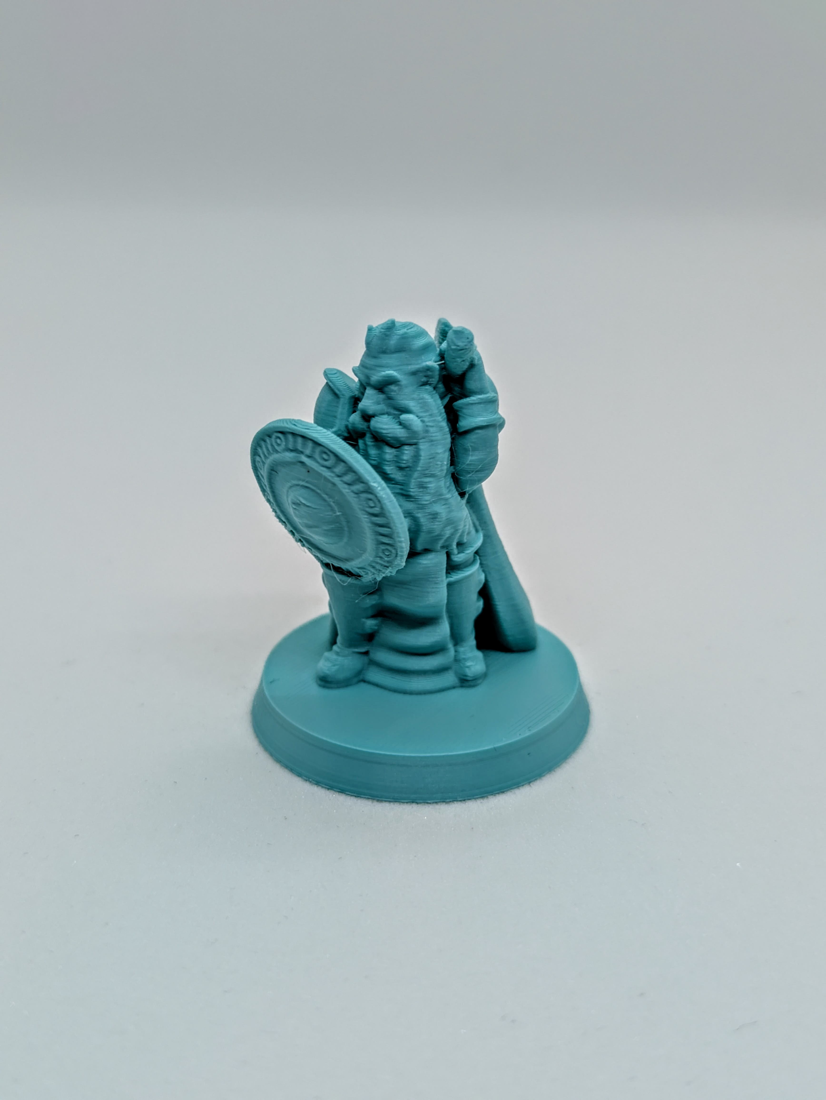 Dwarf fighter FDM supportless