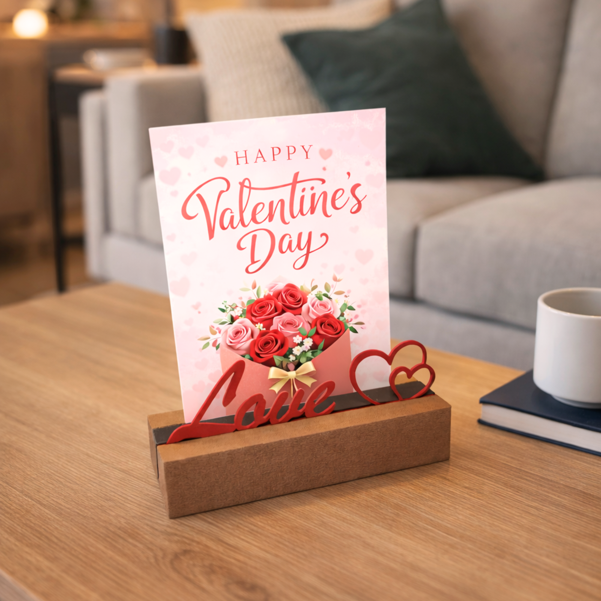 MODERN PHOTO STAND / PHOTO HOLDER / MODERN HOMEDECOR / VALENTINESDAY GIFT / LOVE