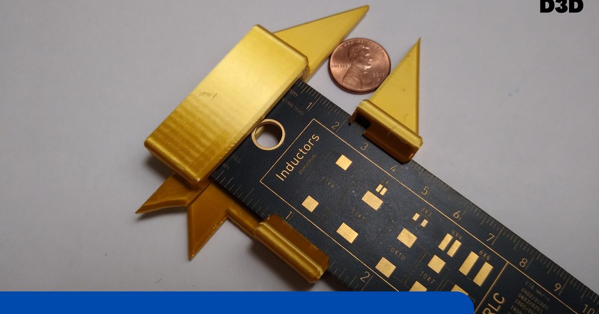 Analog Calipers Ruler Mod by Devise3D | Printables Store