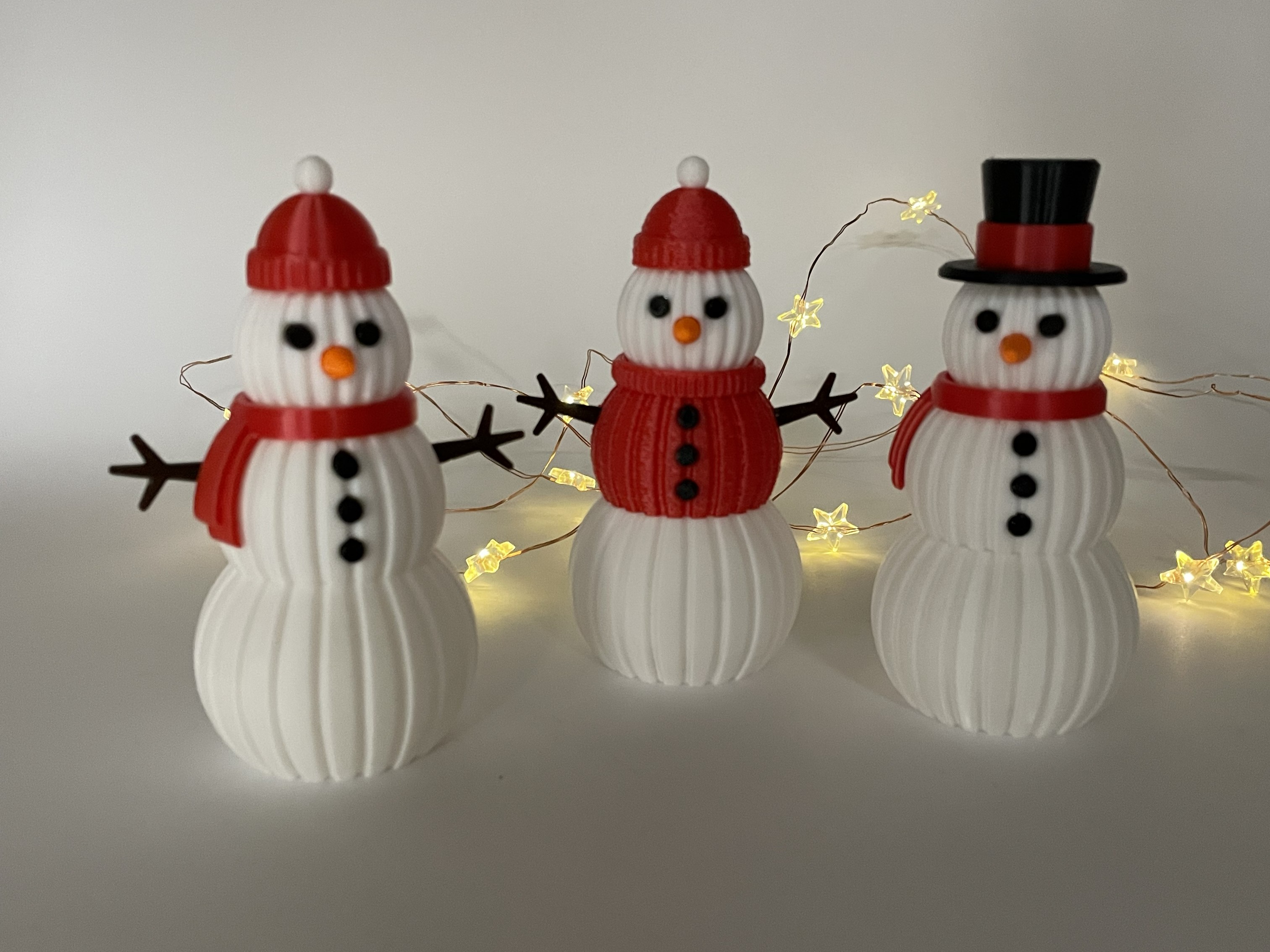 Miniatura 5 do modelo 3D Modern Modular Snowman